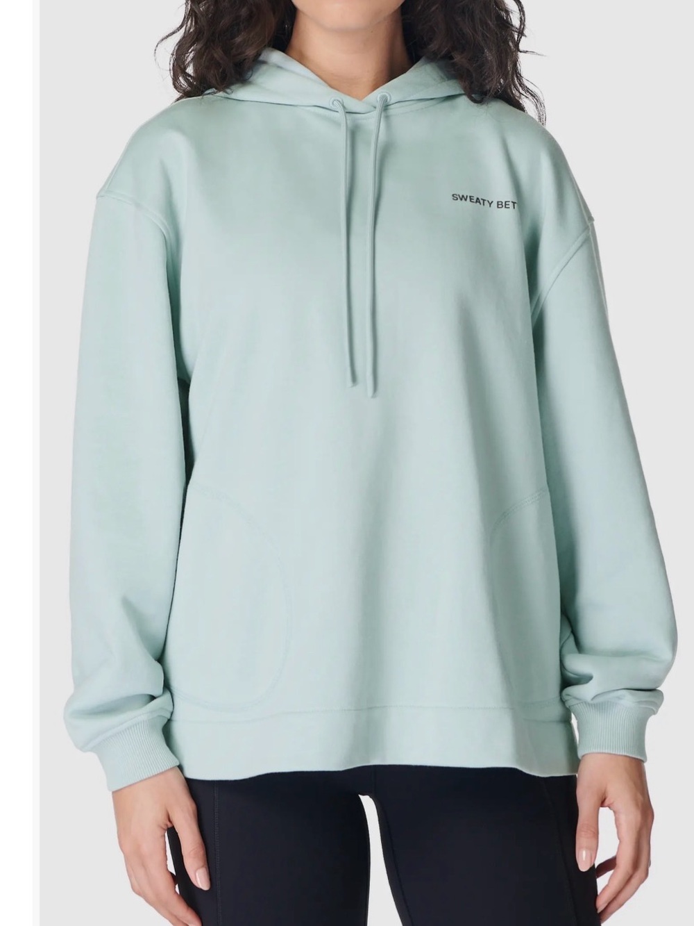 Sweaty Betty Revive Organic Cotton Blend Longline Hoodie - S/M